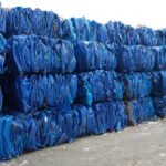 HDPE Blue Drum Scrap